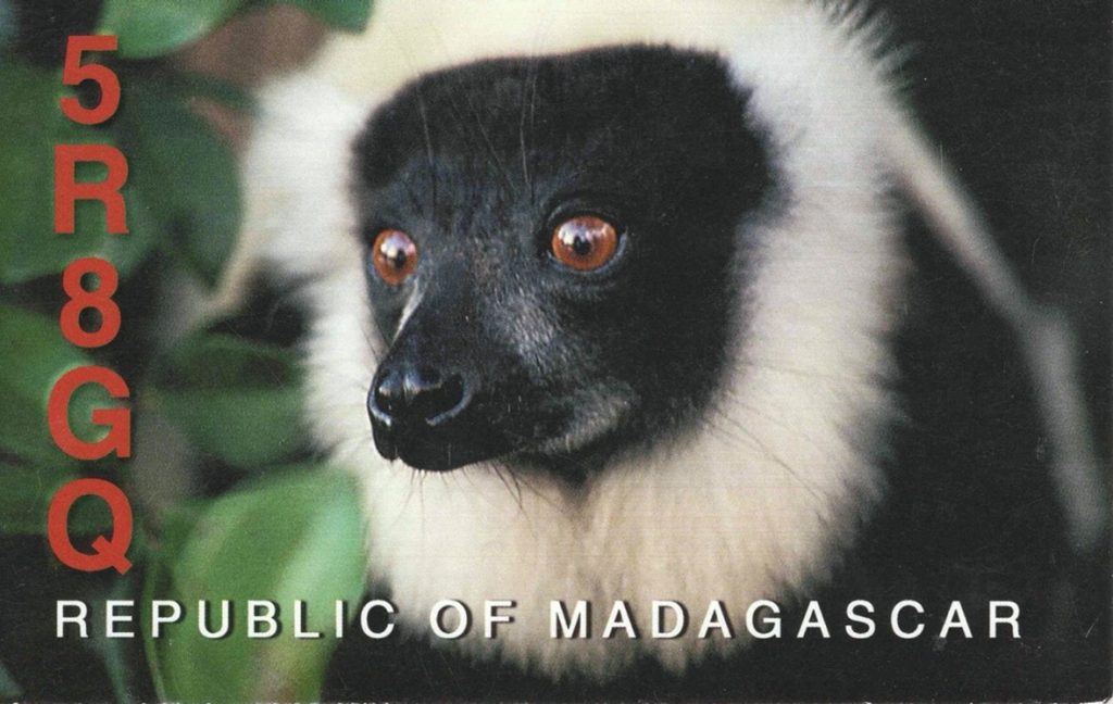 Madagascar QSL Card