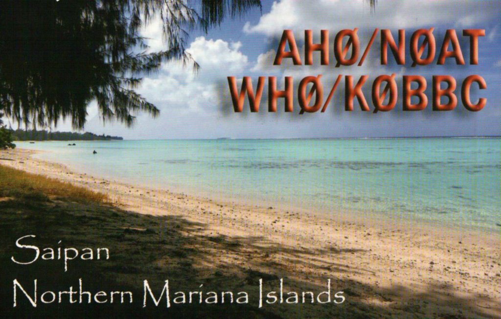 Northern Mariana Islands QSL Card