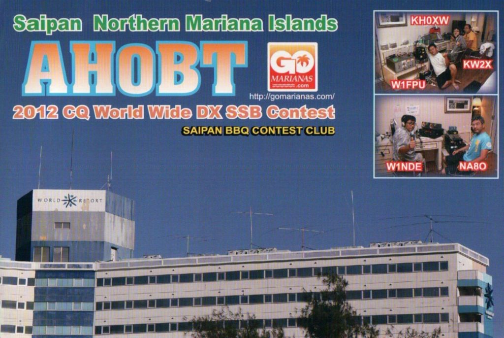 Northern Mariana Islands QSL Card