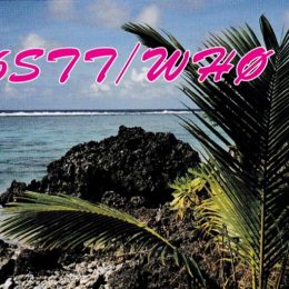 W6S77 Ham Radio QSL Card from Northern Mariana Islands