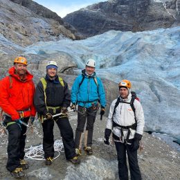 Bouvet Island DXpedition team on shore