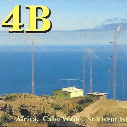 D4B Ham Radio QSL Card from Cape Verde