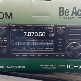 Icom IC-705 Ham Radio in box