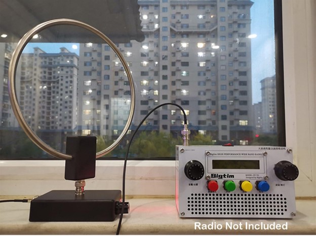 Deshibo GA-450 Active Indoor Shortwave Loop Antenna