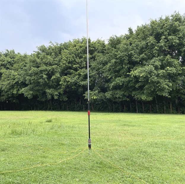 MC-750 Portable HF antenna in the field