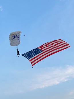 Air Force parachutist