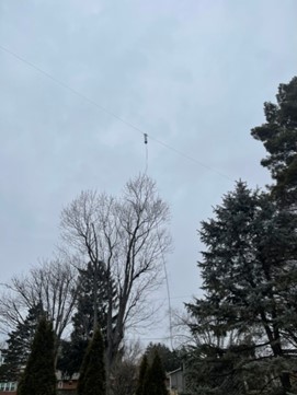 Picture of mobile stationary antenna