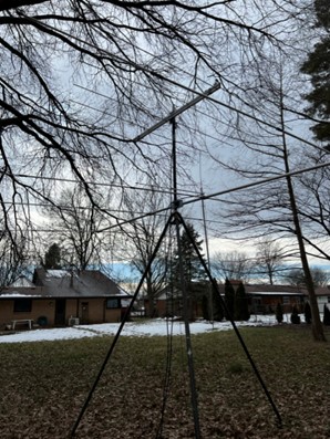 Antenna setup for Field Day