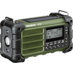 sangean emergency weather radio with solar panel