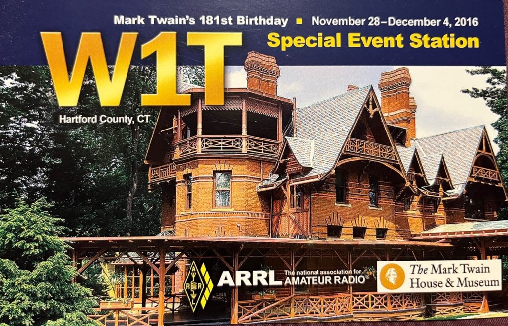 W1T Special Event Station QSL Card