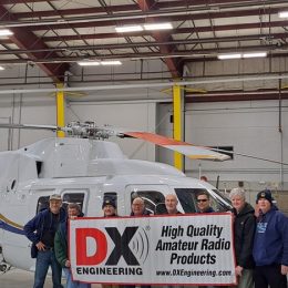 CY0S sable island DXpedition team holding dx engineering sign