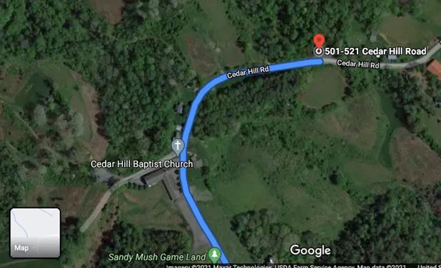 Google map screen shot