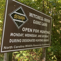 Mitchell river park sign