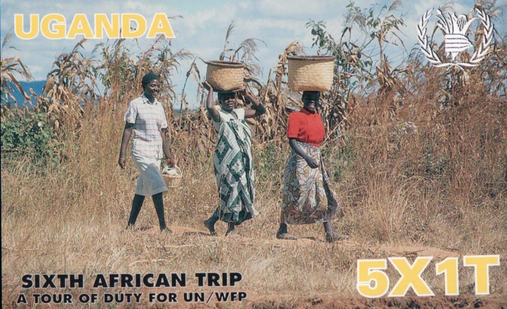 Uganda QSL Card