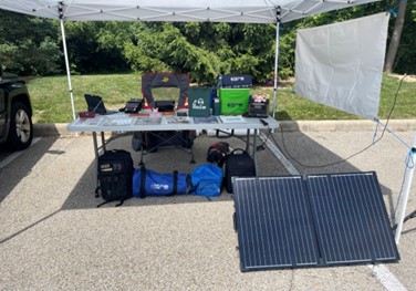 Table top setup, Field Day