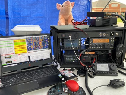 field day ham radio station