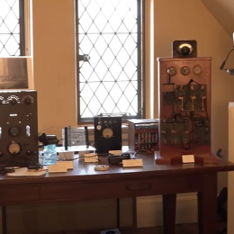 vintage Wireless radio room at Stan Hywet Hall