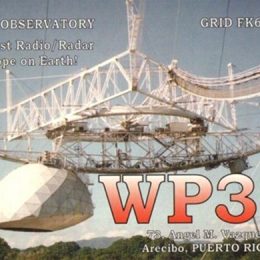 WP3R Ham Radio QSL Card from Bermuda