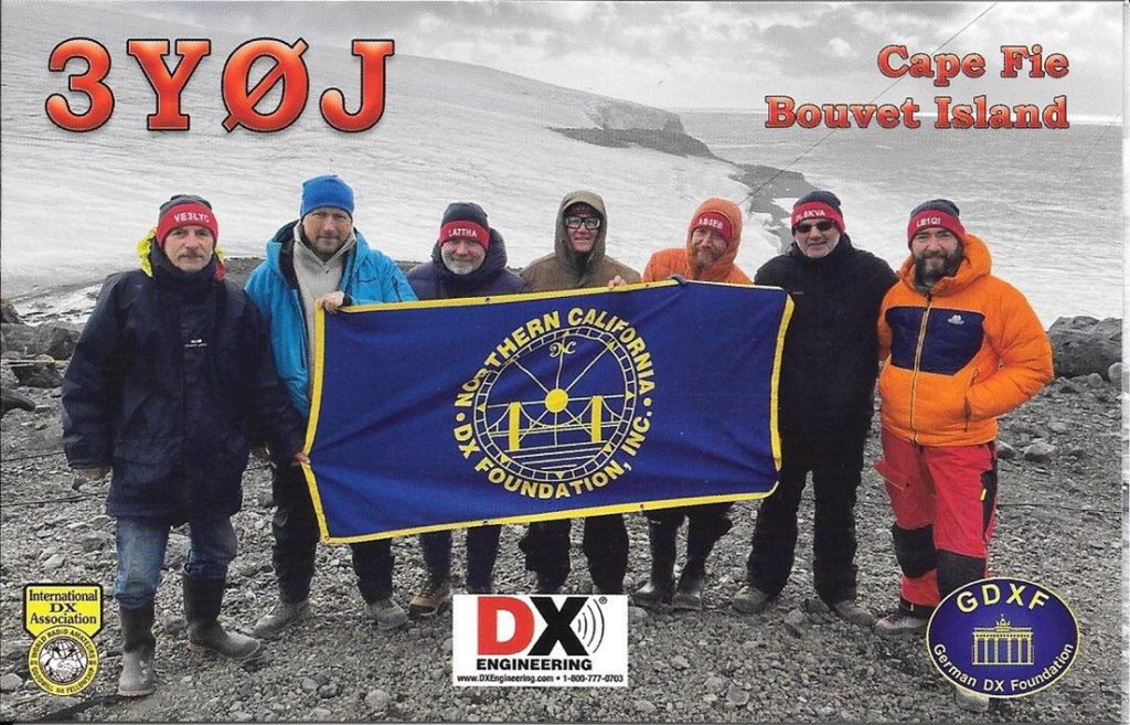 Bouvet Island QSL Card, Cape Fie