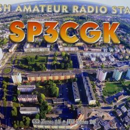 SP3CGK Ham Radio QSL Card from Lithuania & Poland
