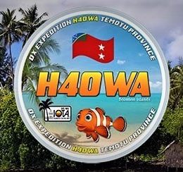H40WA Temotu Province DXpedition Logo