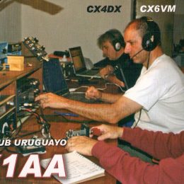 CX1AA QSL Card from Uruguay