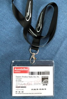 amateur radio hamfest lanyard