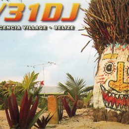 Belize QSL Card, V31DJ