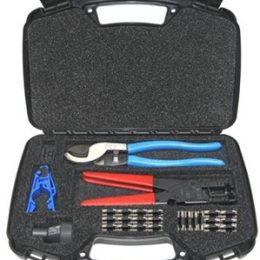 DX Engineering F-Connector RG-6 Coax Cable Tool Kit