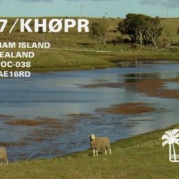 Chatham Island QSL Card