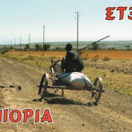 Ethiopia QSL Card, ET3TK
