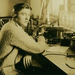 Herbert Hoover Jr. at Ham Radio station