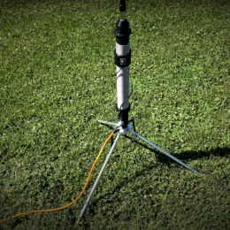 REZ Antenna recon 40 hf antenna coil installed in yard