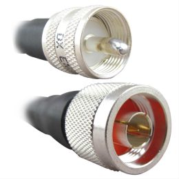 connector ends of a dx engineering coaxial cable assembly