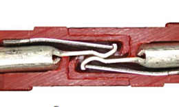 Powerpole connection cutaway view