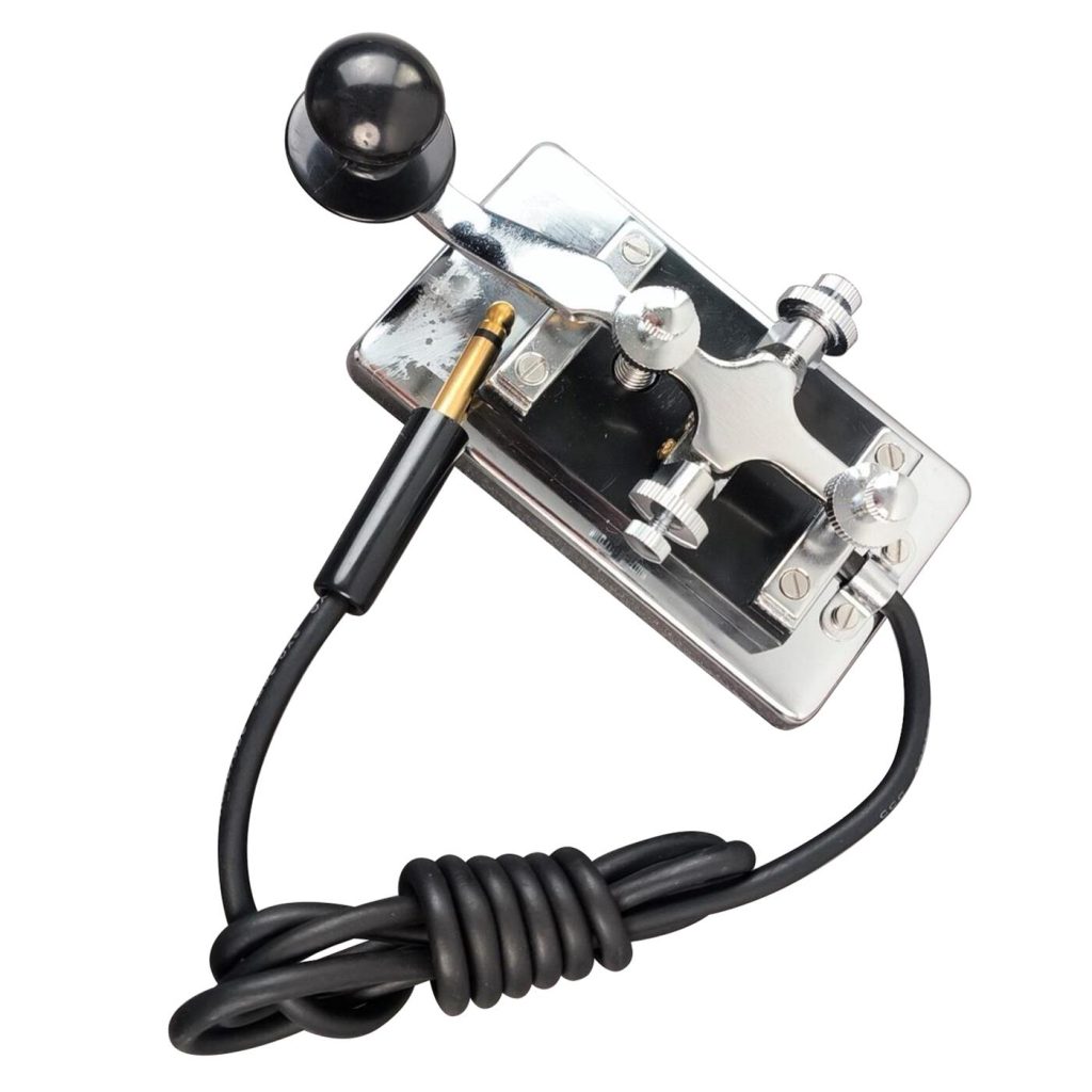 a radio straight key for morse code