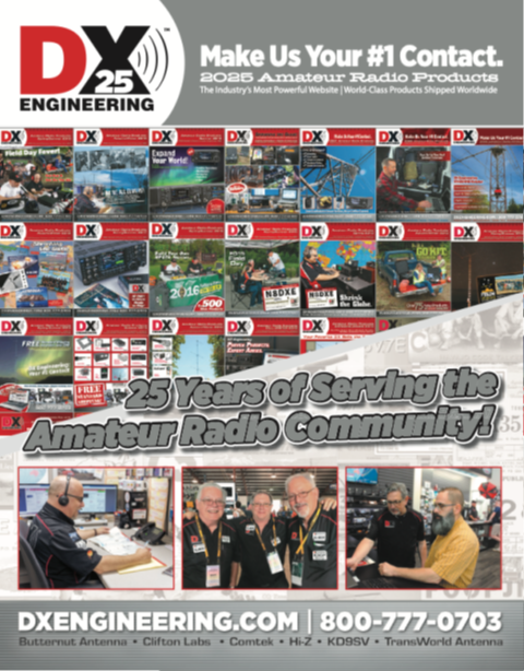 DX Engineering 2025 Ham Radio catalog Cover