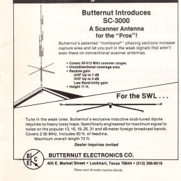 Butternut print ad for ham radio antennas