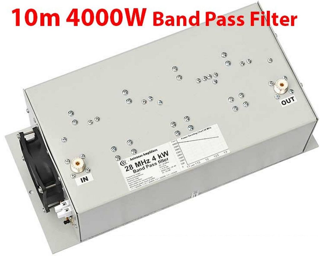10 meter ham radio band pass filter module