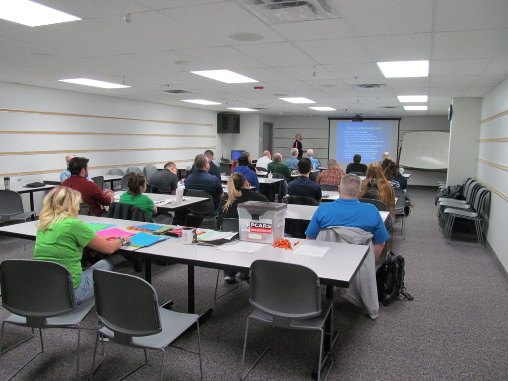 ham radio class in session