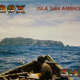 XQ0X Isla San Ambrosio Ham Radio QSL Card