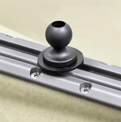 close up of a ram mount ball socket