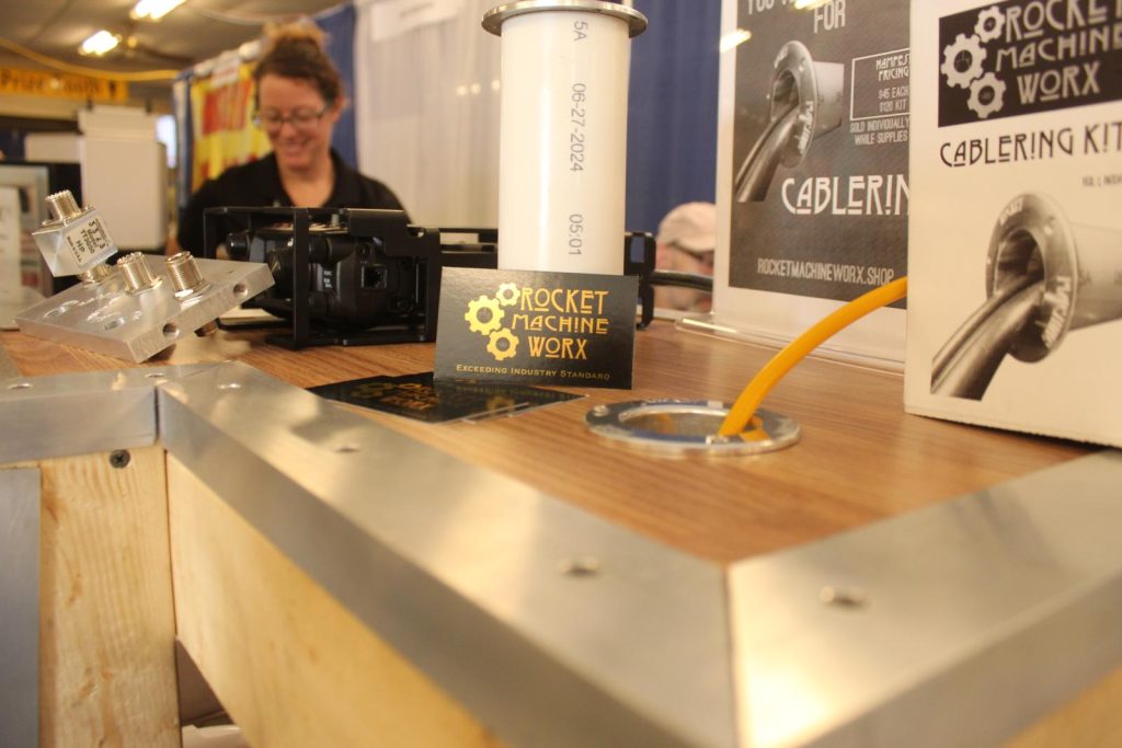 Rocket Machine Works Trade Show Booth