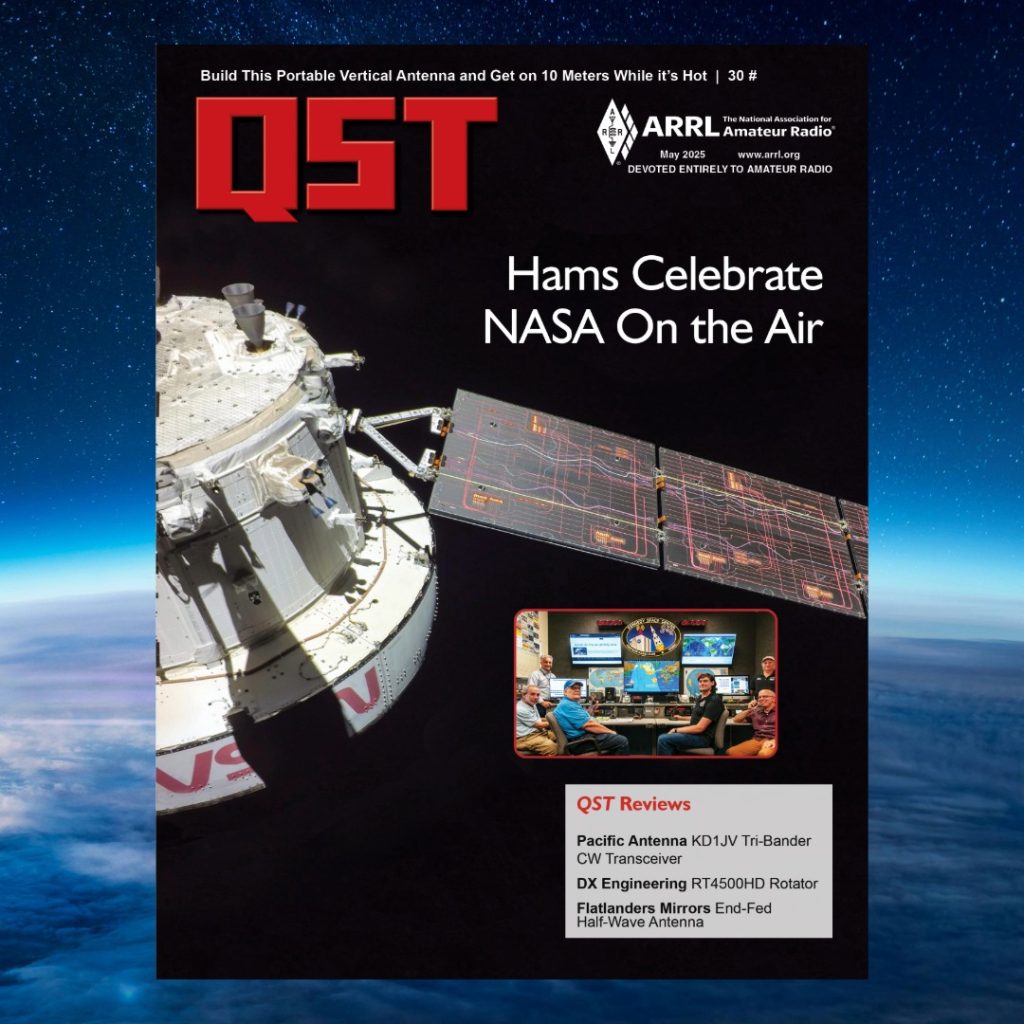 QST Magazine with Satellite on the Cover