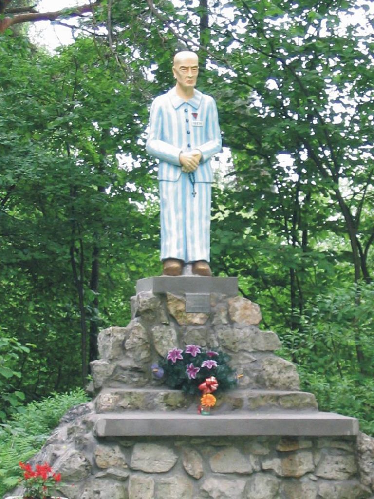 a statue of a man