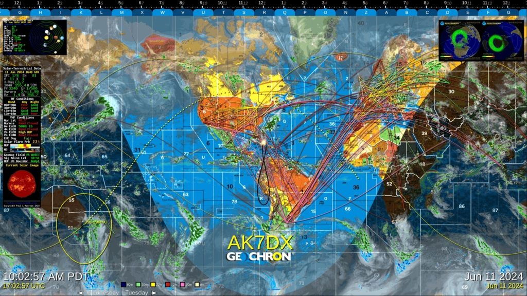 geochron world clock picture display