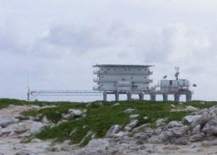 remote research base on stilts
