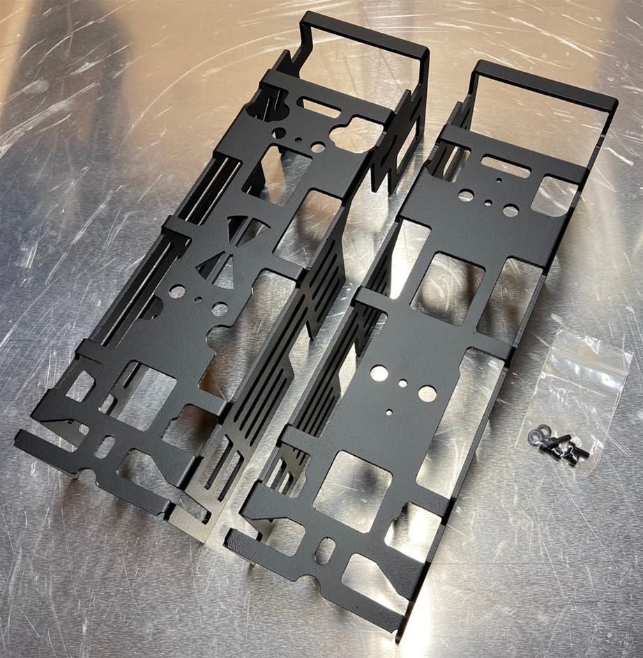 metal case parts for a ham radio
