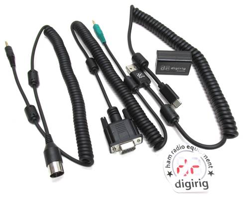 a pair of Coiled radio mic connector cables