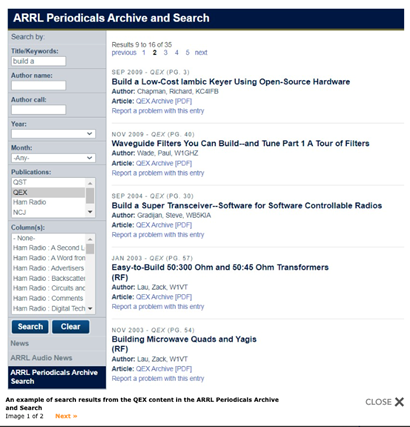 arrl website screengrab